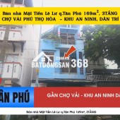 Bán nhà Mặt Tiền Lê Lư q.Tân Phú 169m², 3TẦNG - NGANG HƠN 6M